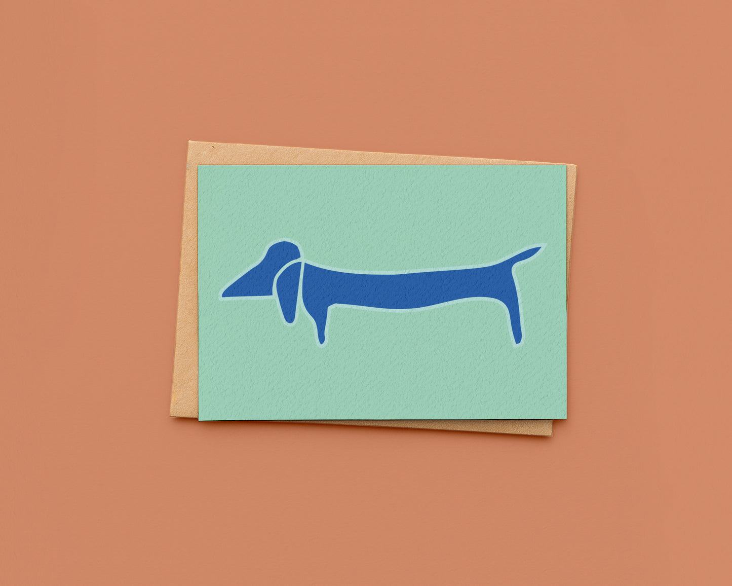 Dog Dachshund Mini Card