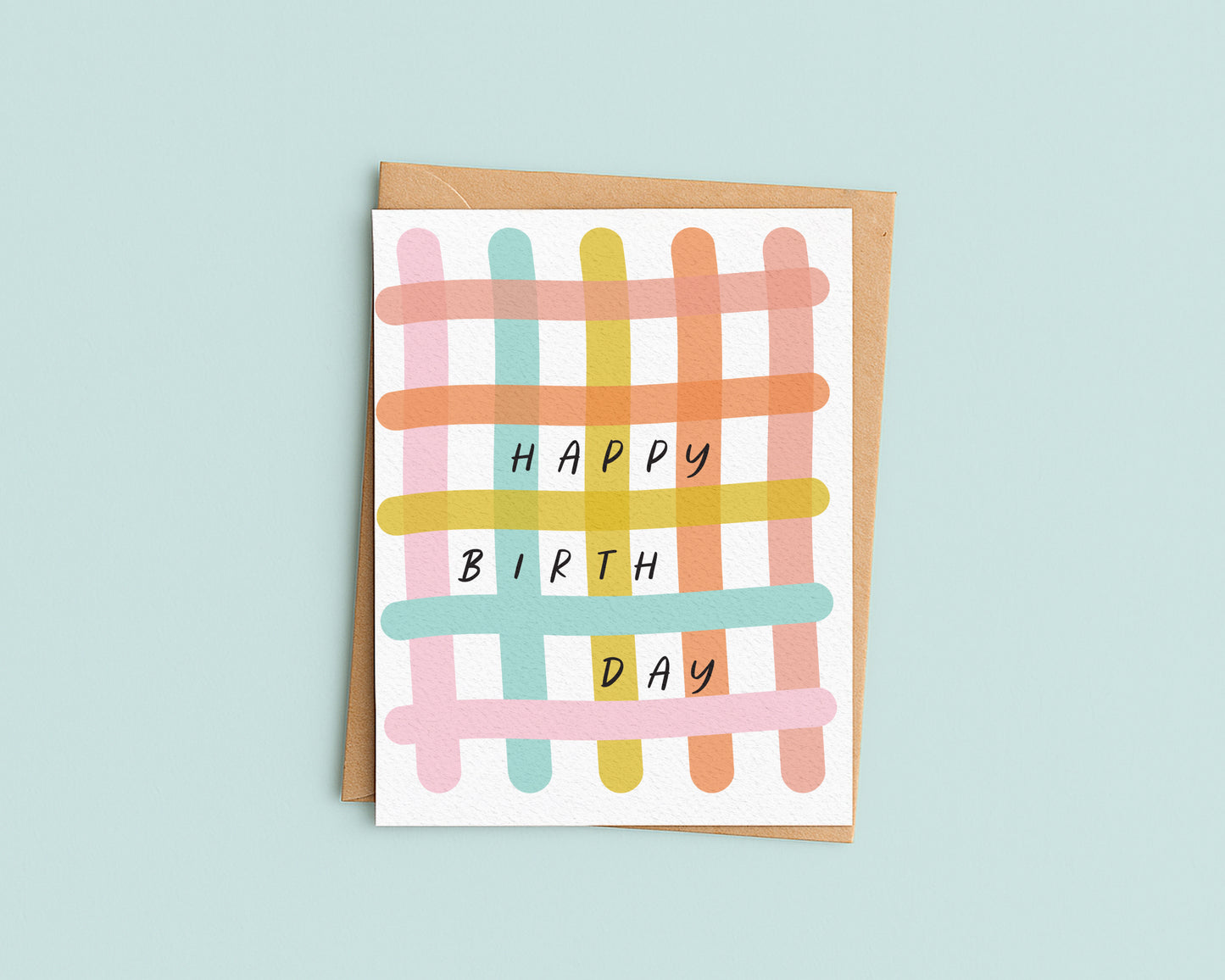 Happy Birthday Grid Card