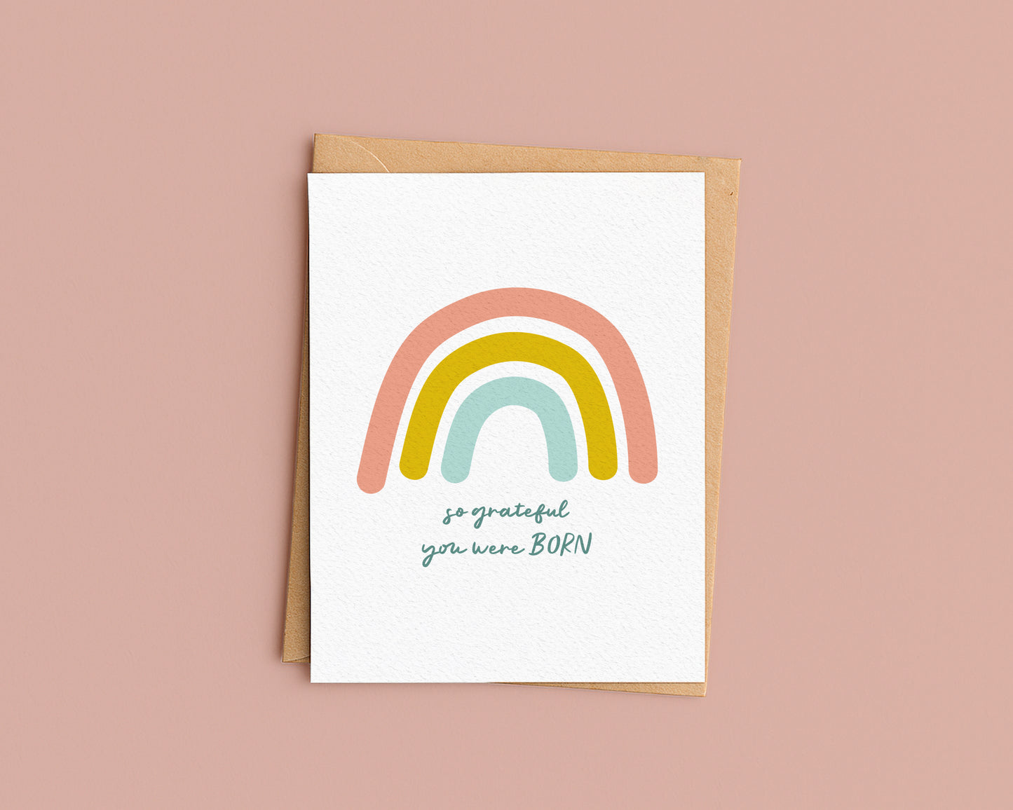 So grateful you were born Card