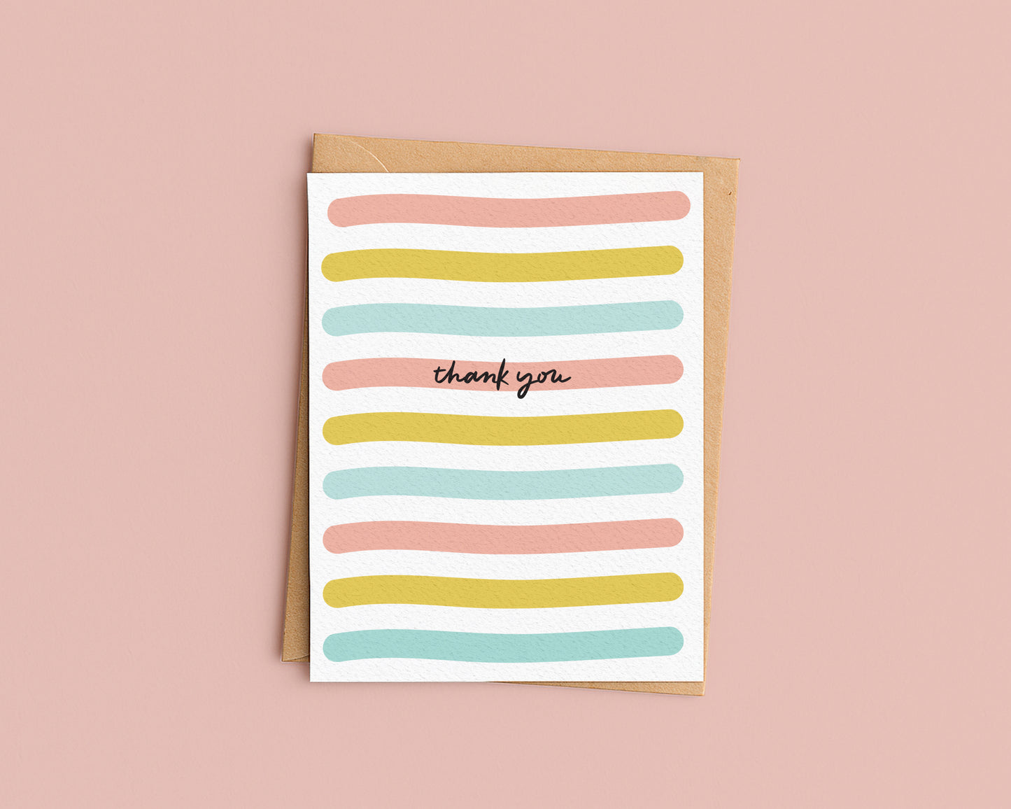 Thank you stripe card