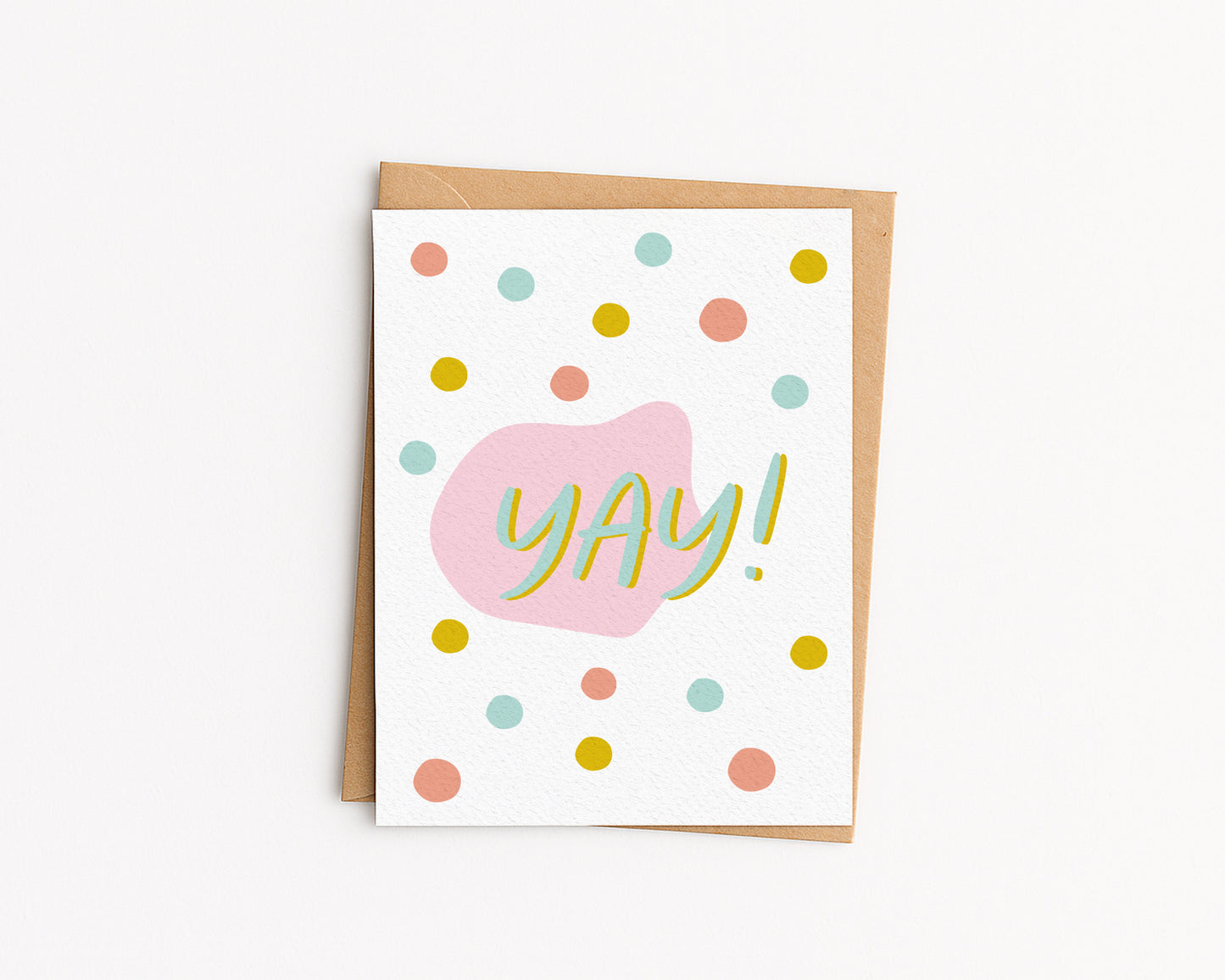 Yay! card - congratulations and celebration card