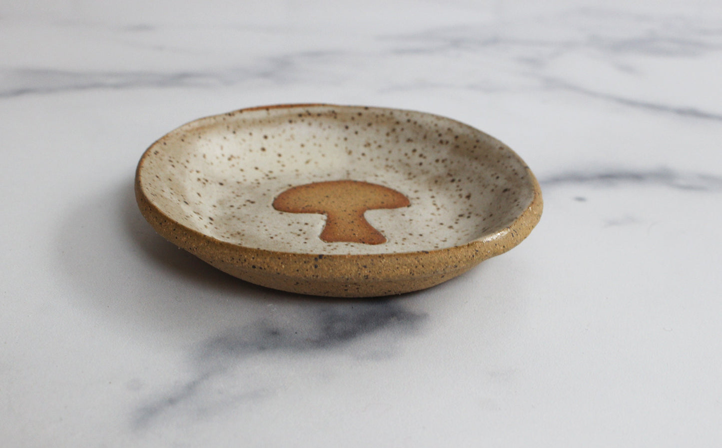 cream ring dish handmade