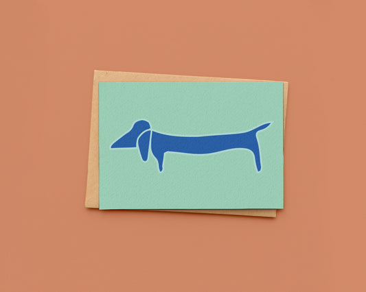 Dog Dachshund Mini Card