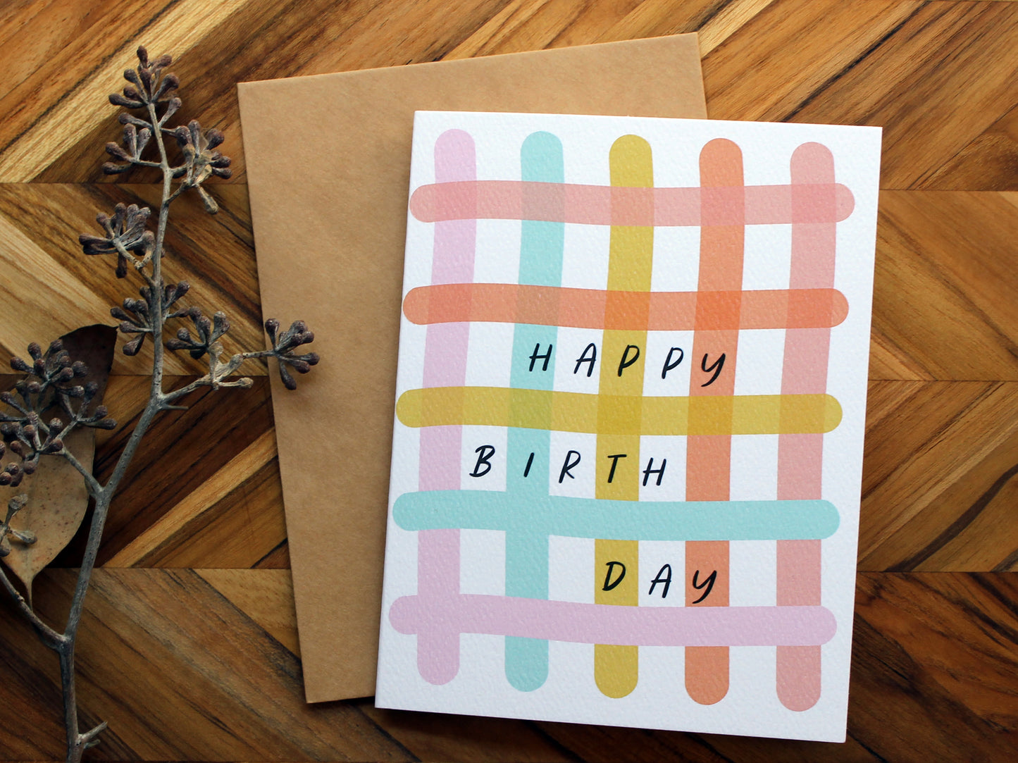 Happy Birthday Grid Card