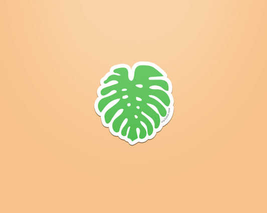 Monstera Leaf Sticker