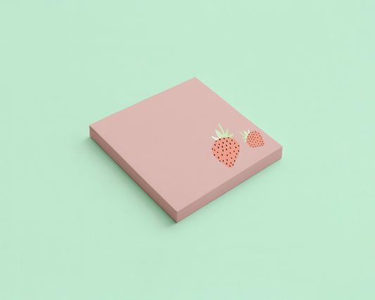 Strawberry Sticky Note