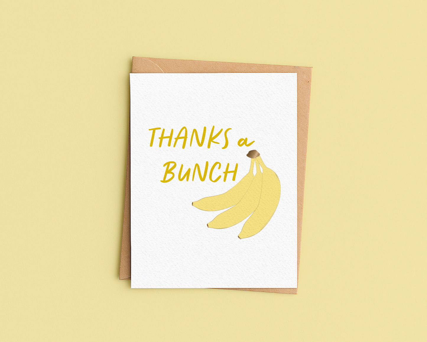 Thanks a bunch card