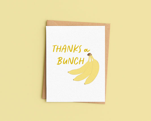 Thanks a bunch card