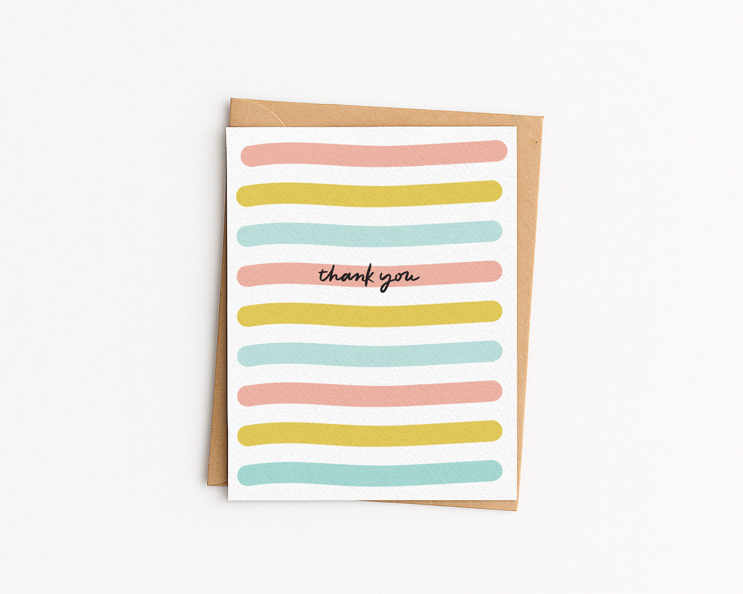 Thank you stripe card