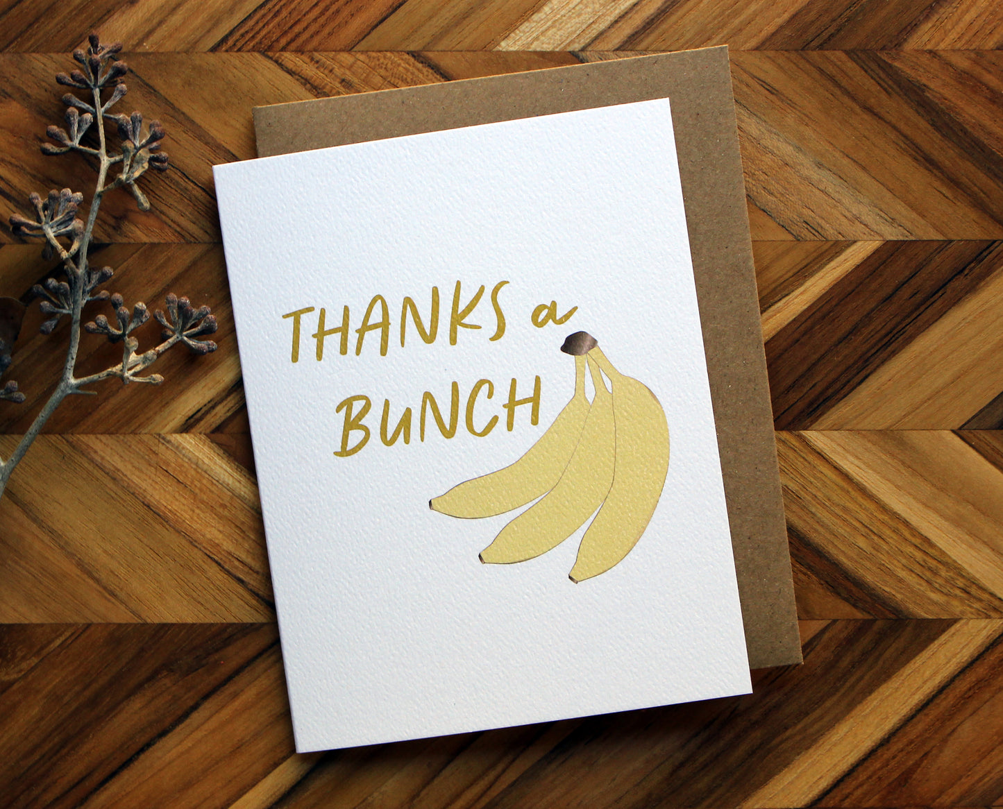 Thanks a bunch card