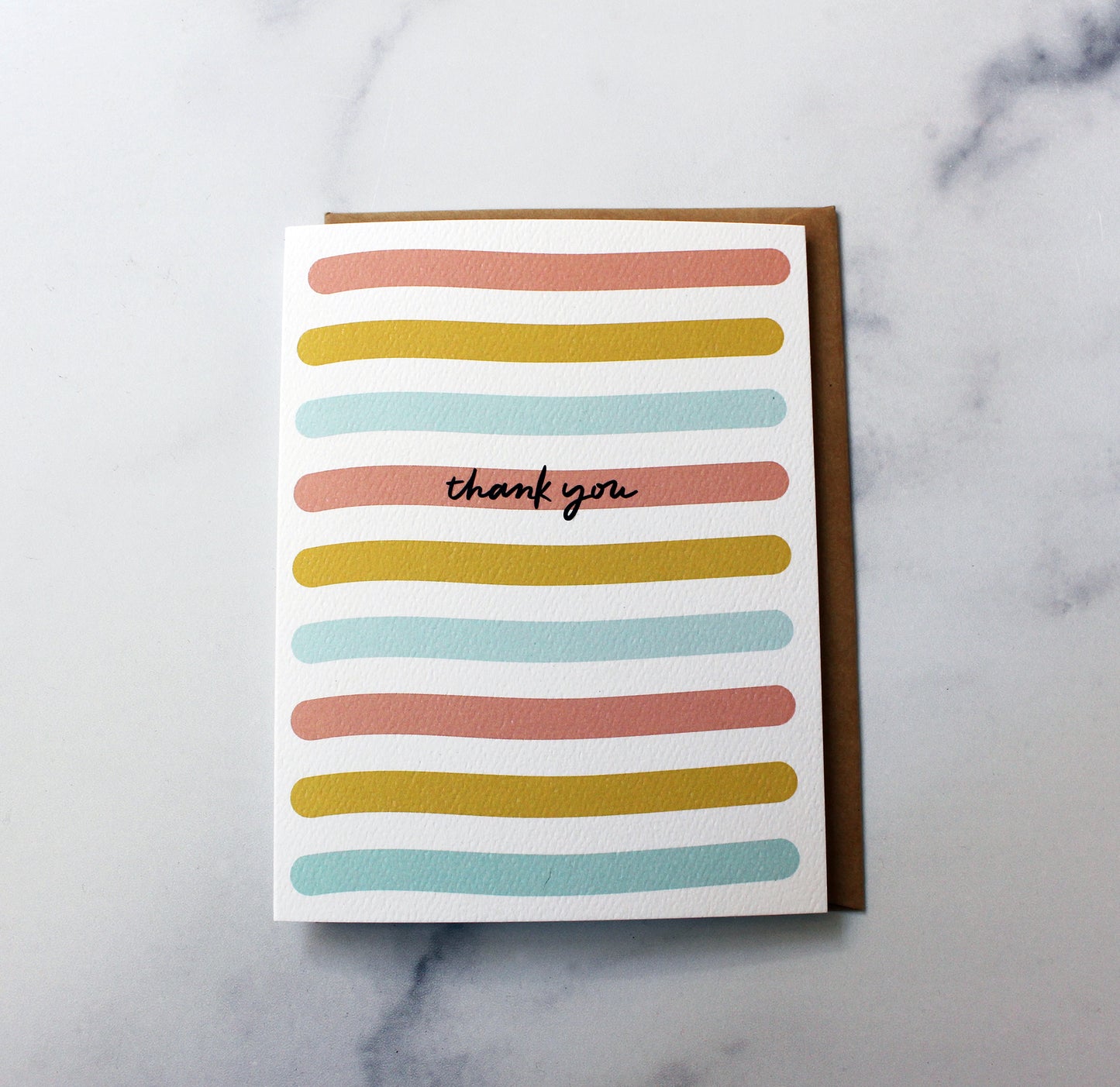 Thank you stripe card