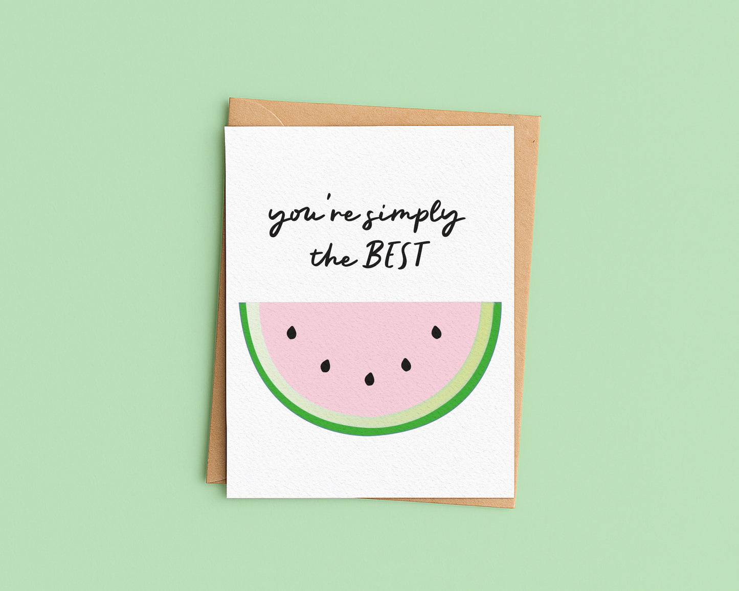 You're simply the best Card