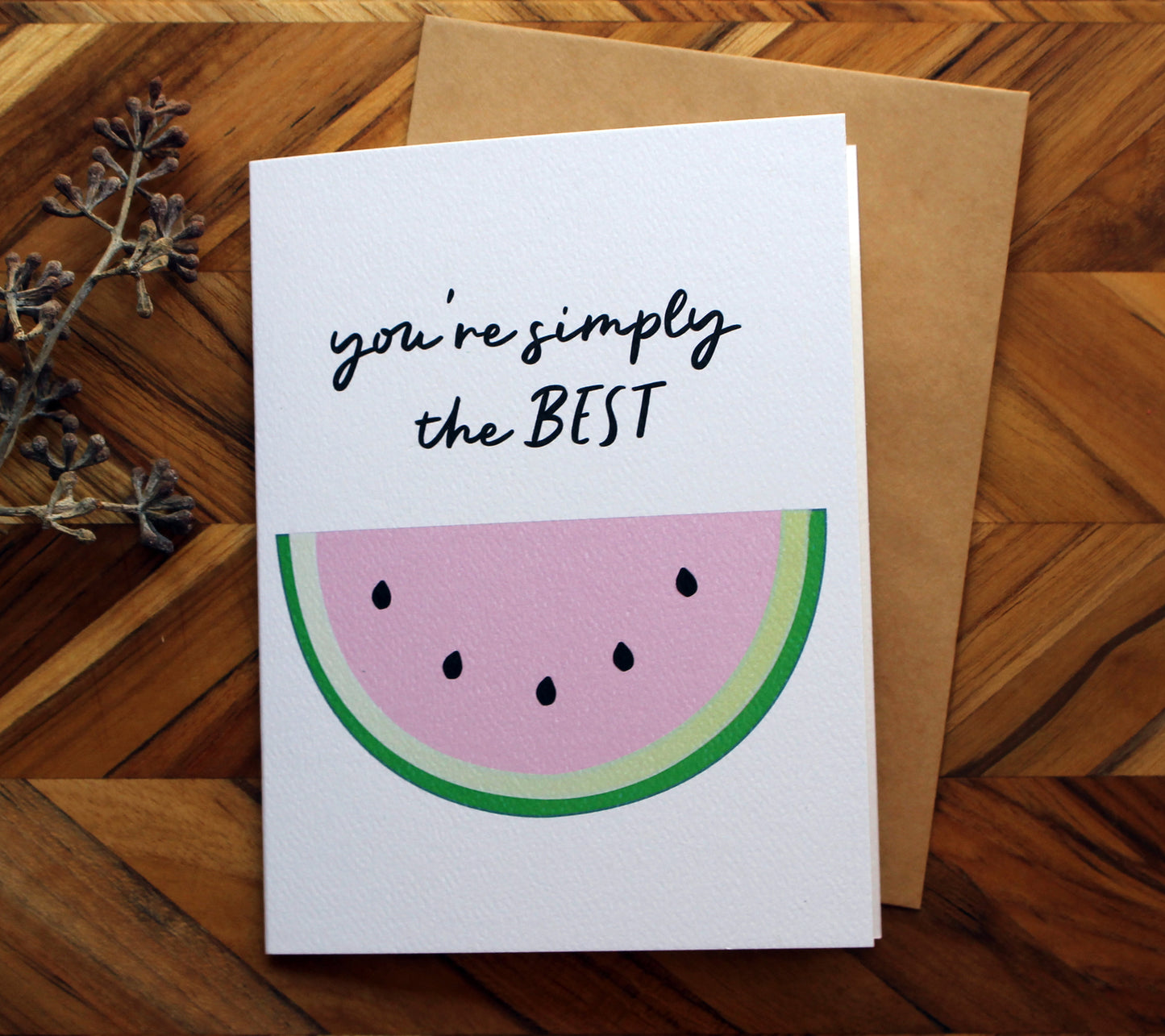 You're simply the best Card