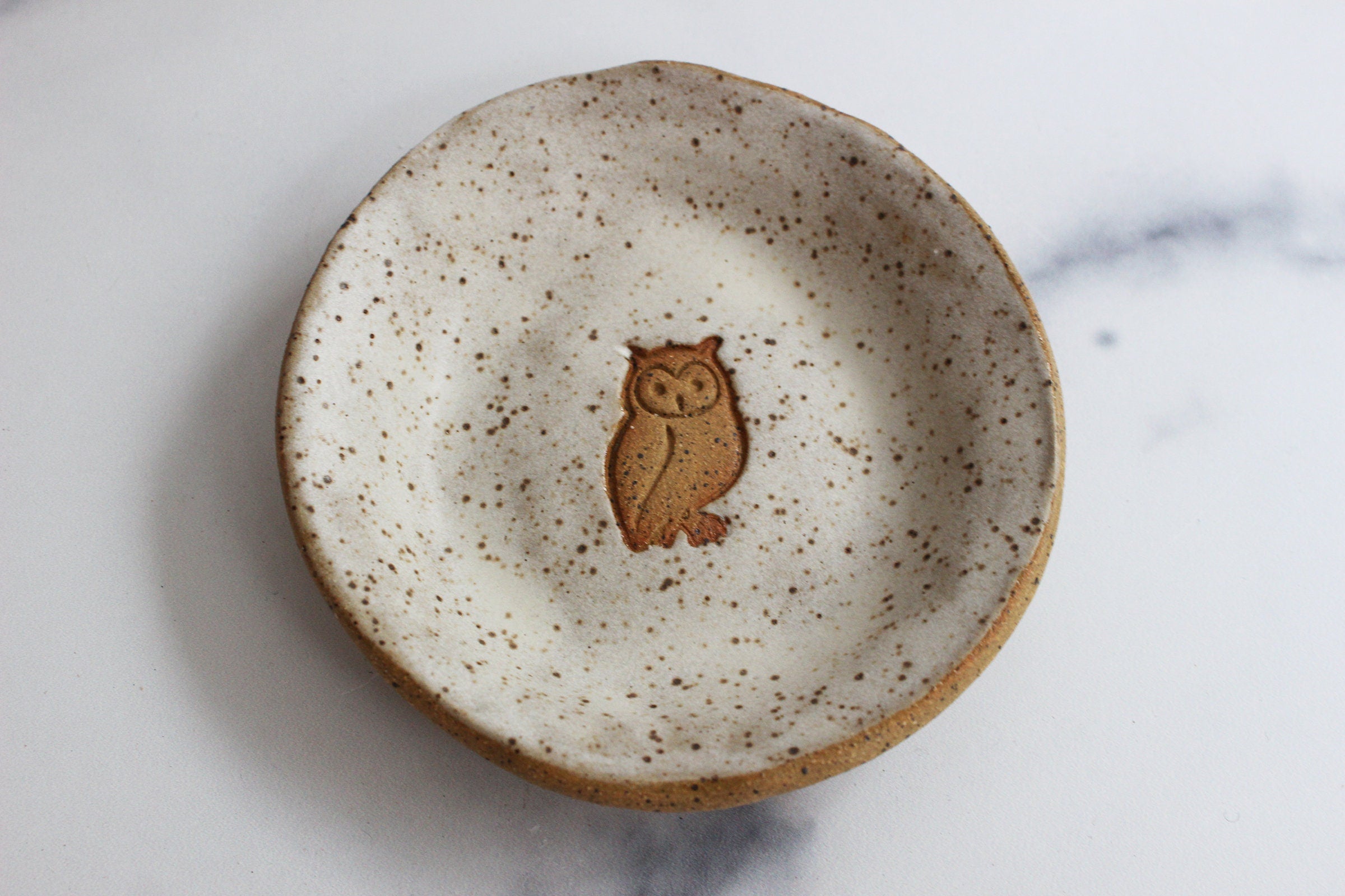 Owl Dish Black