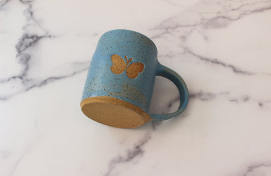 simple butterfly mug