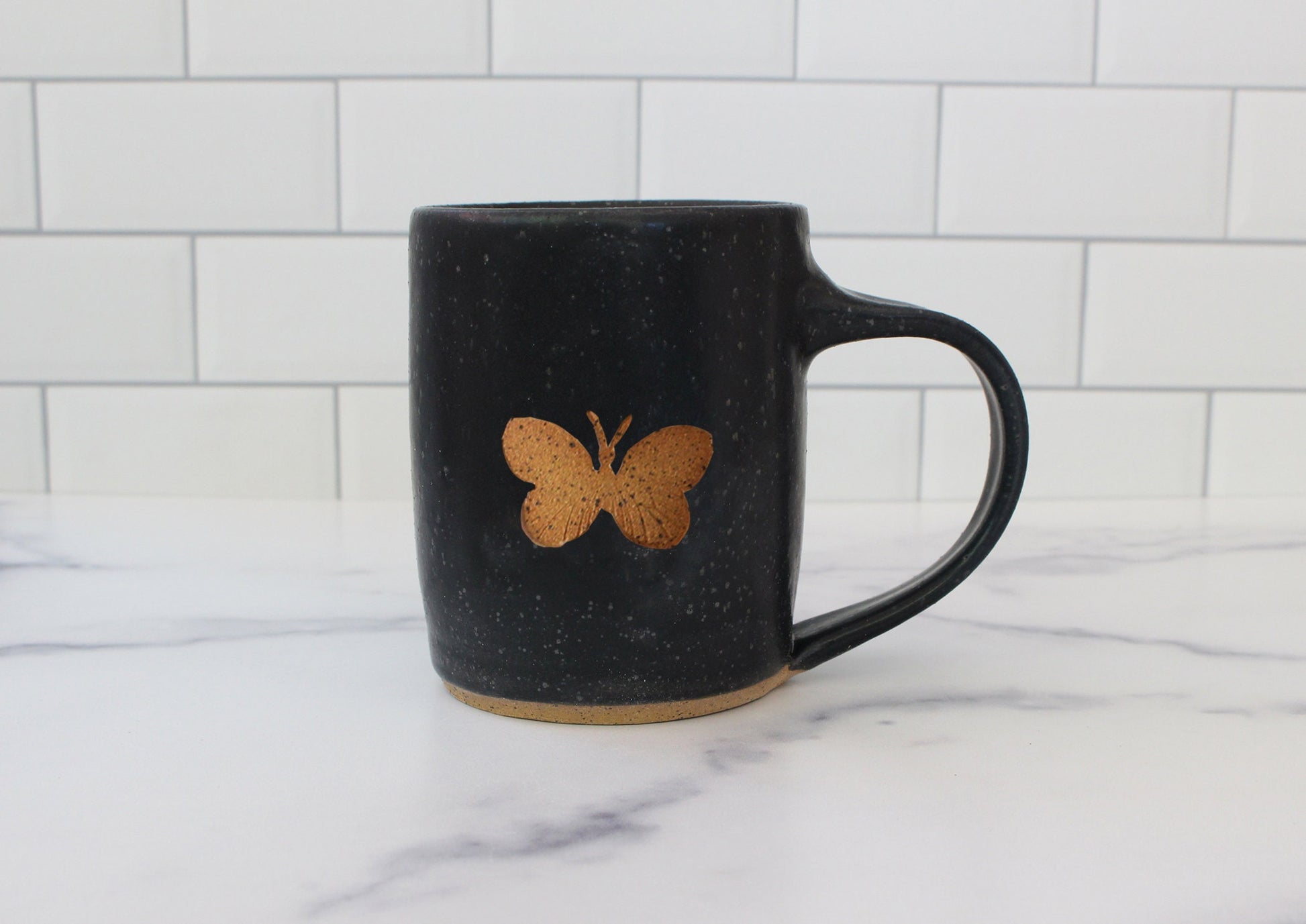 modern butterfly pottery