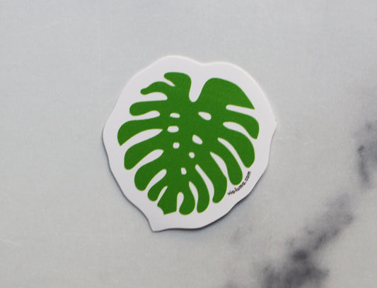 Monstera Leaf Sticker