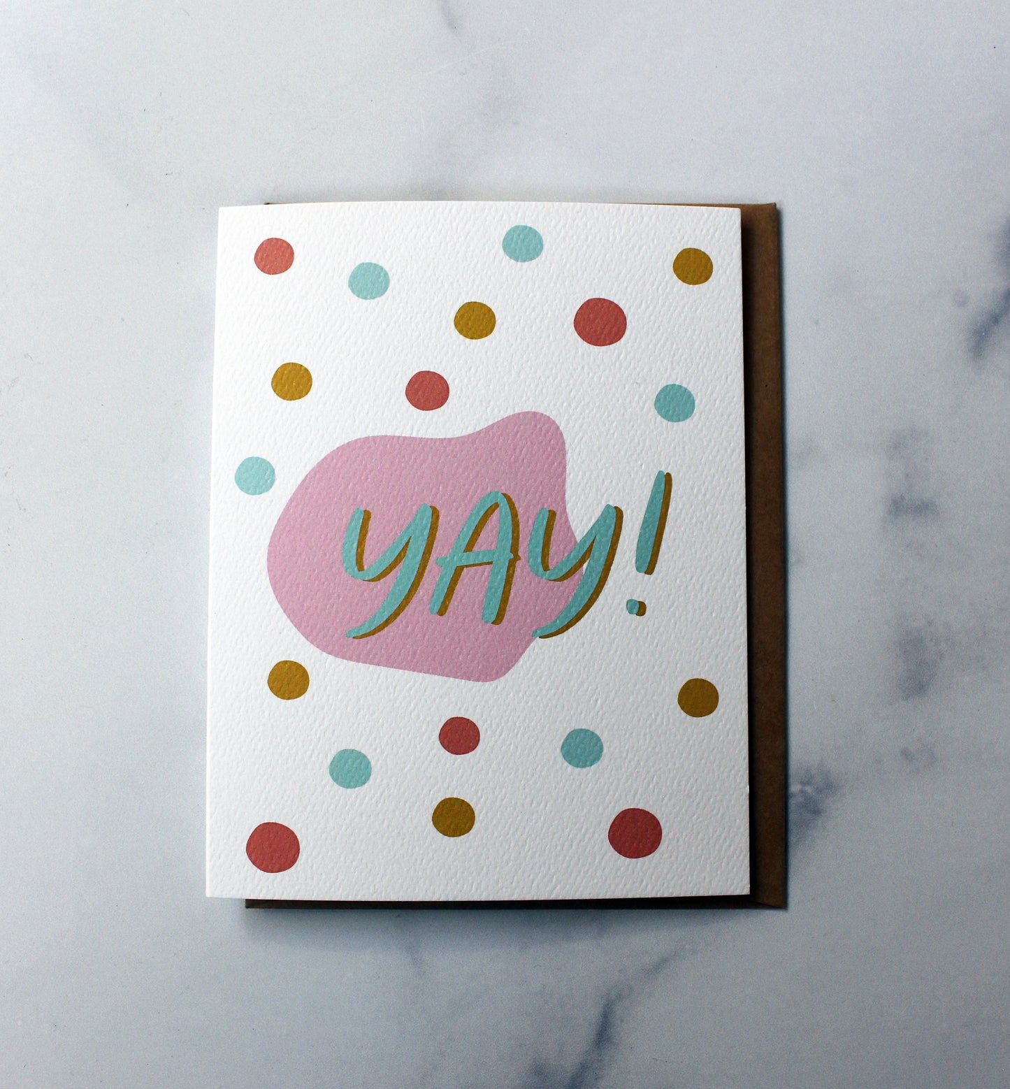 Yay! card - congratulations and celebration card